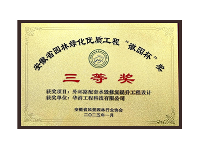 黑河荣获2025“徽园杯”奖三等奖